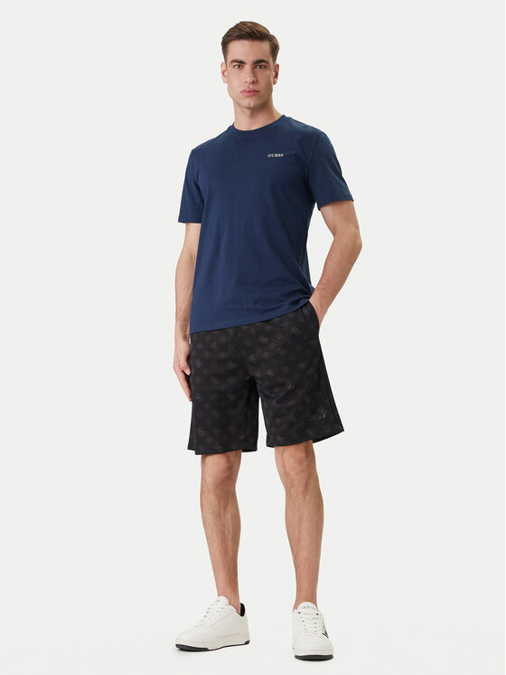 Guess Guess Sportovní kraťasy Z6GD03 K2851 Černá Regular Fit