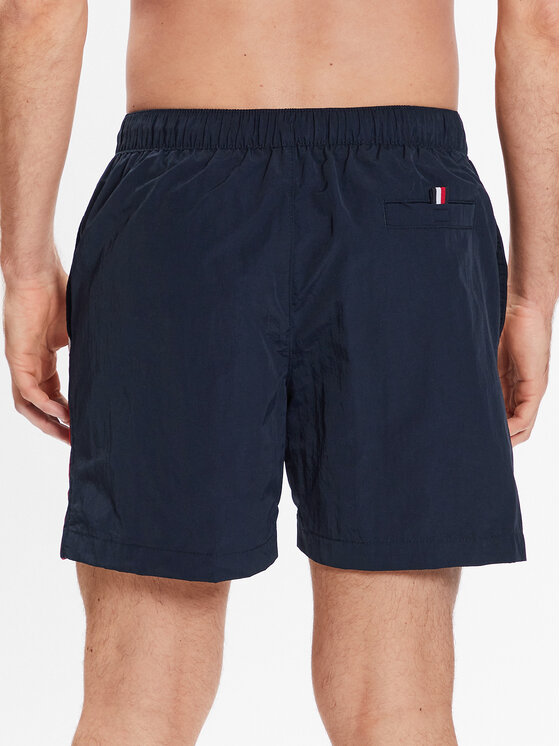 Tommy Hilfiger Tommy Hilfiger Pantaloni scurți pentru înot UM0UM02730 Bleumarin Slim Fit