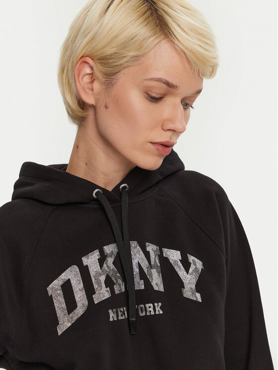 DKNY Sport DKNY Sport Bluza DP4T9938 Czarny Regular Fit