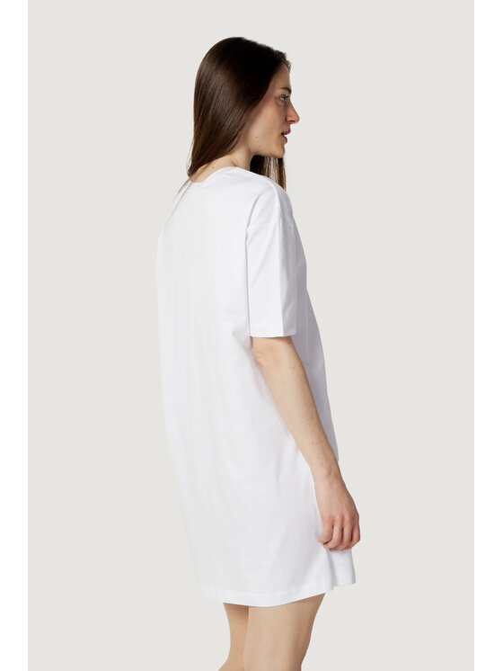 LOVE MOSCHINO LOVE MOSCHINO Vestito da giorno STAMPA LOGO CUORE Bianco To Fit