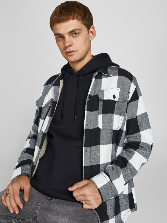 Jack&Jones Jack&Jones Majica dugih rukava Star 12208157 Crna Relaxed Fit