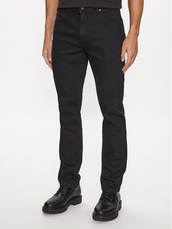 Wrangler Wrangler Jeans Larston 112341423 Nero Slim Fit