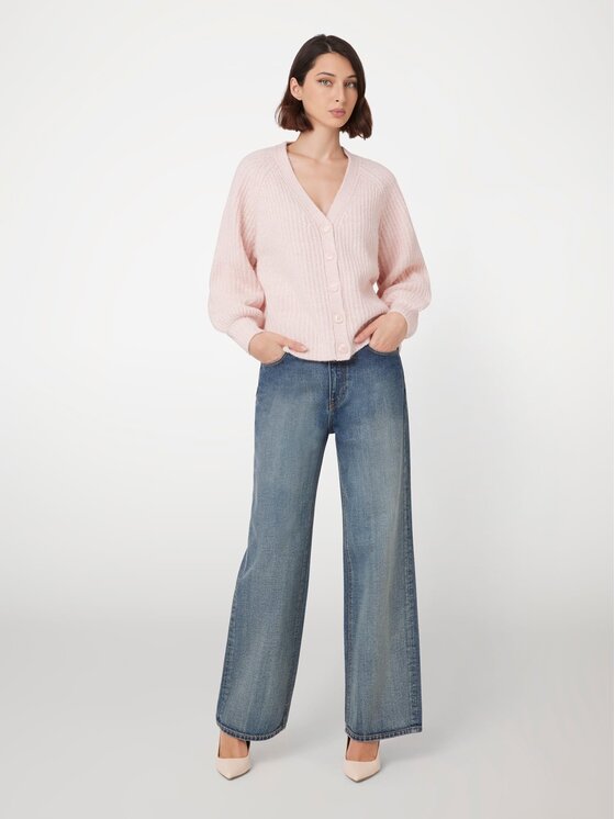Guess Guess Sweter 170577 Różowy Classic Fit
