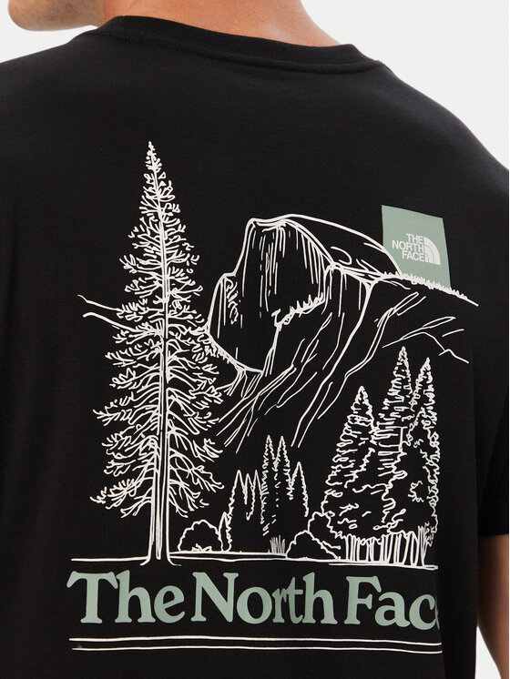 The North Face The North Face T-Shirt Monte Reg Ss NF0A8JAV Černá Regular Fit