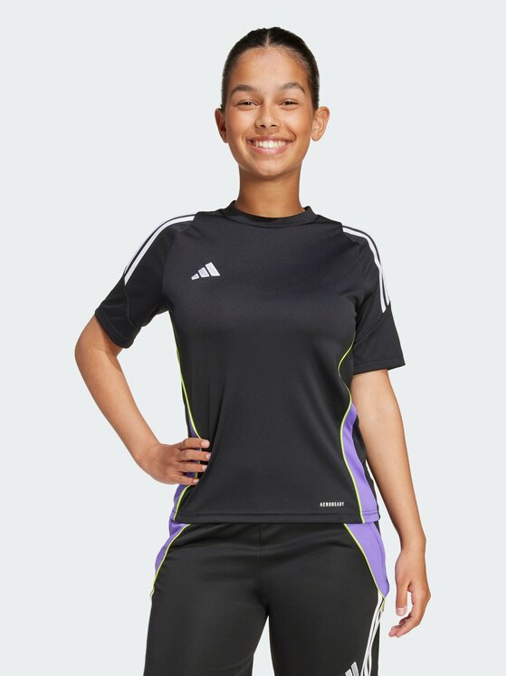 adidas adidas Koszulka techniczna Tiro 24 Jersey Czarny Regular Fit