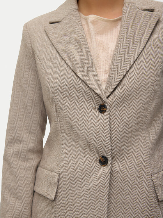 Vero Moda Vero Moda Marynarka Kawi 10319661 Beżowy Regular Fit