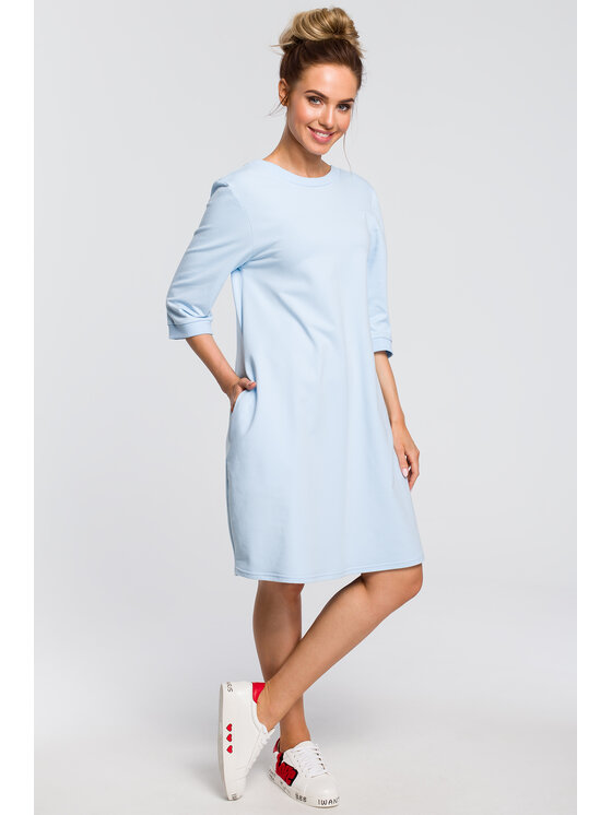 Made of Emotion Made of Emotion Vestito da giorno M417 Blu Active Fit