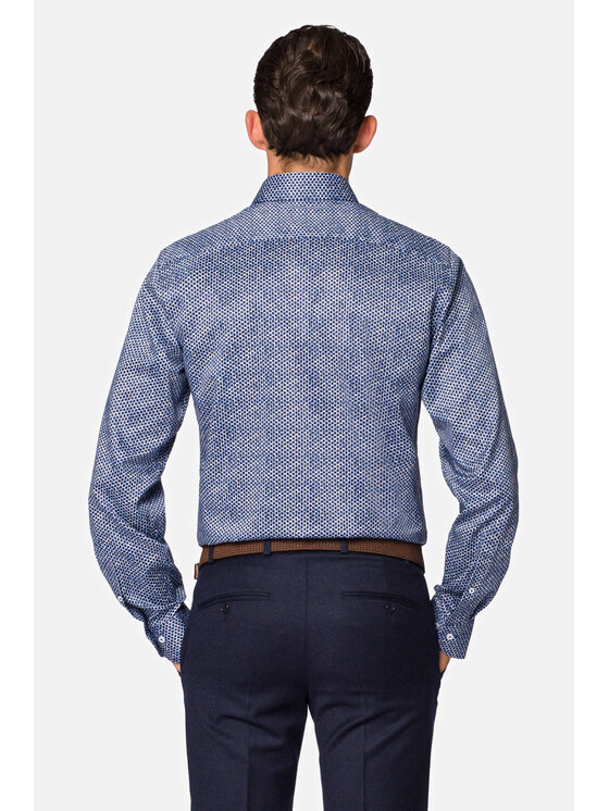 Lancerto Lancerto Koszula Wilma KO073219000009 Granatowy Regular Fit