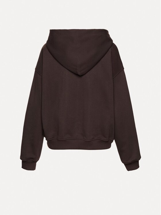 La Mania La Mania Bluza BROOK Brązowy ciemny Basic Fit