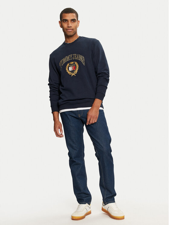 Tommy Jeans Tommy Jeans Džemperis ar kapuci DM0DM19755 Tumši zils Regular Fit