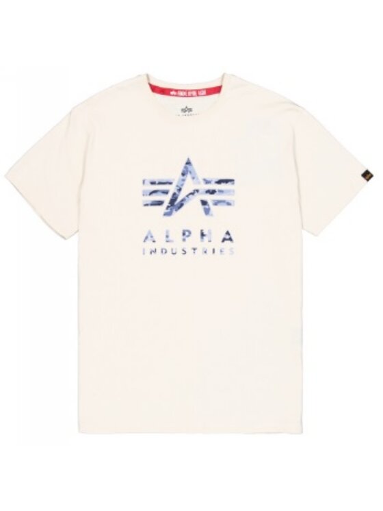 Alpha Industries Alpha Industries Tričko AI.146506-300 Biela Regular Fit