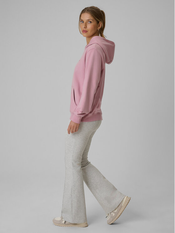 4F 4F Bluza BASIC+ Różowy jasny Relaxed Fit