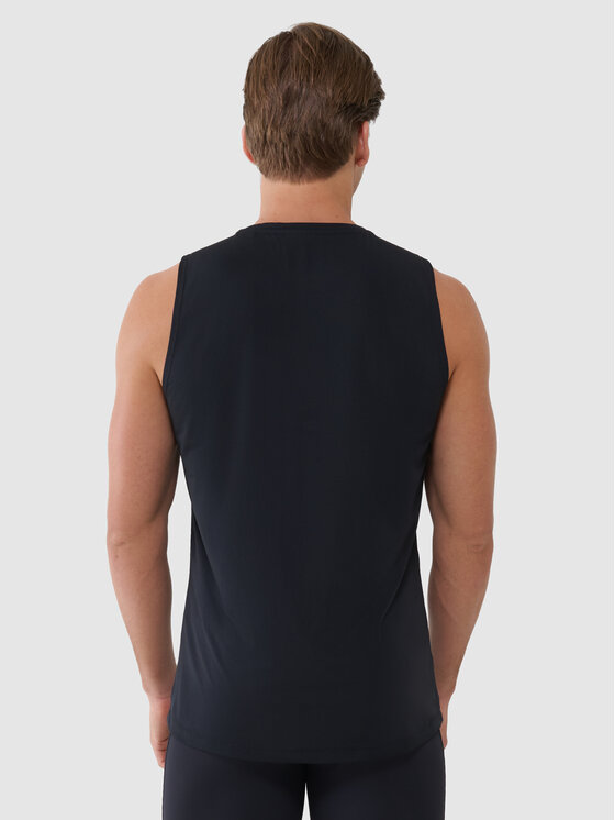 4F 4F Tank top NOS Czarny Regular Fit