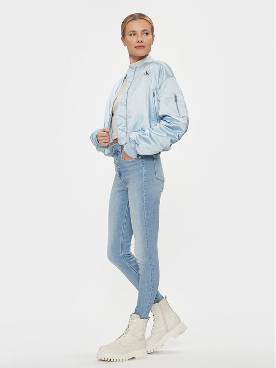 Calvin Klein Jeans Calvin Klein Jeans Μπόμπερ μπουφάν J20J222591 Μπλε Regular Fit