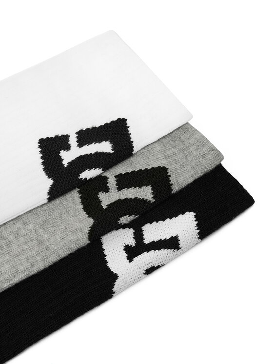 DC Shoes DC Shoes Garās zeķes AS_DC_02W_SS25 (3-PACK) Balts