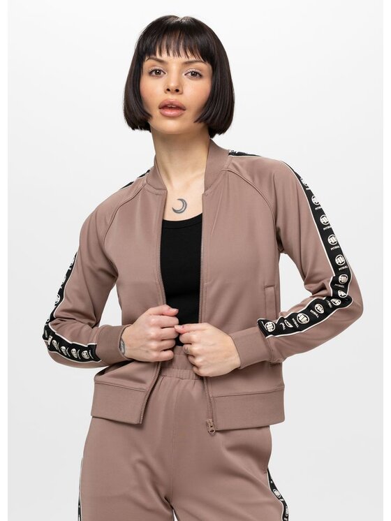 PITBULL PITBULL Bluza VERONA Brązowy Regular Fit