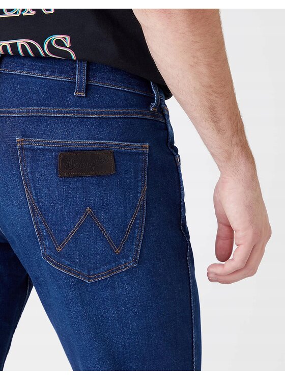 Wrangler Wrangler Jeansy Greensboro Niebieski Regular Fit