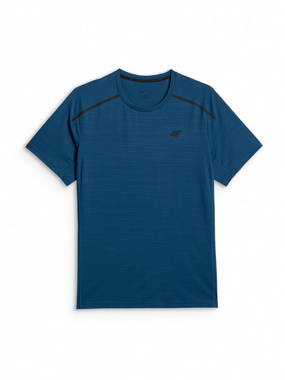4F 4F Koszulka techniczna active Granatowy Regular Fit