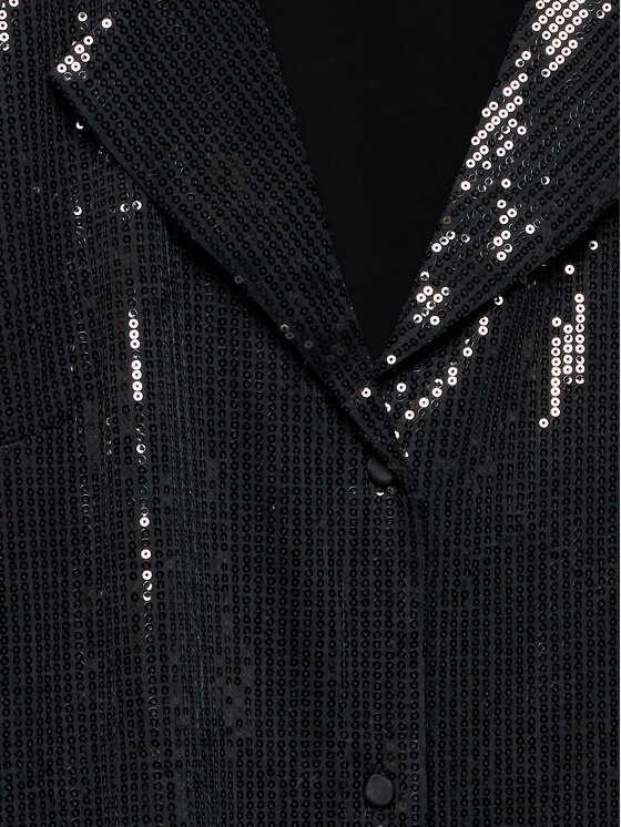 Glamorous Glamorous Hemd GS0428 Schwarz Regular Fit