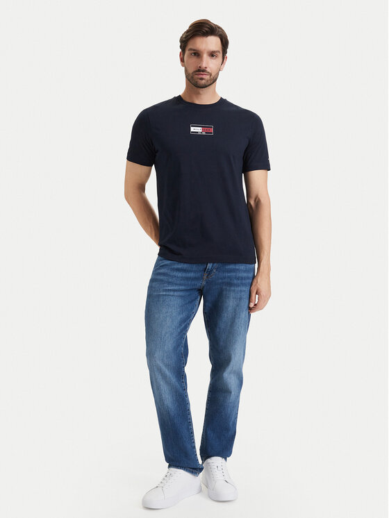 Tommy Hilfiger Tommy Hilfiger T-Shirt Brand Love MW0MW44882 Σκούρο μπλε Regular Fit