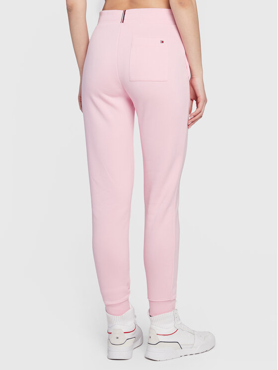 Tommy Hilfiger Tommy Hilfiger Jogginghose Monogram Emb WW0WW37435 Rosa Regular Fit