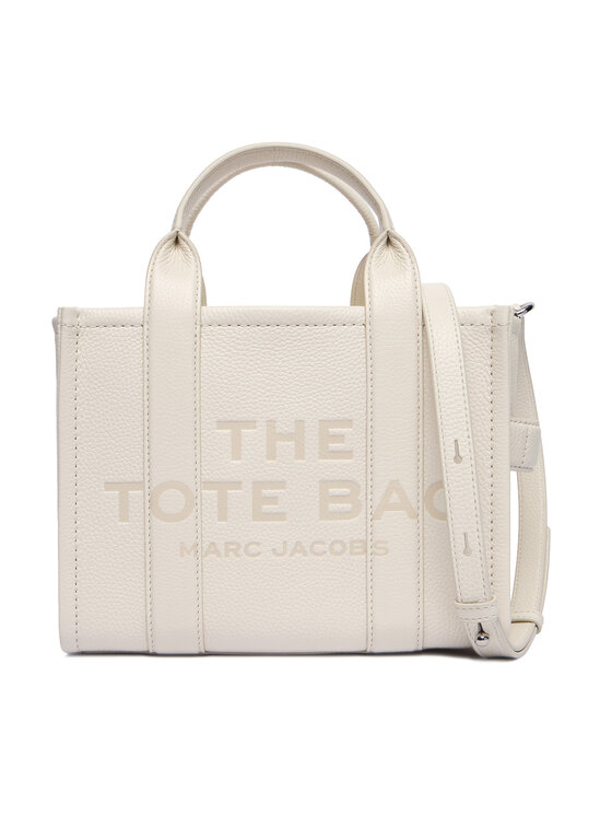 Marc Jacobs Marc Jacobs Ročna torba The Leather Small Tote Bag H009L01SP21 Écru