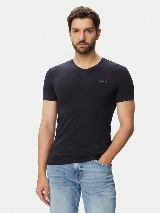 Guess Tricou M6YI32 K3735 Bleumarin Extra Slim Fit