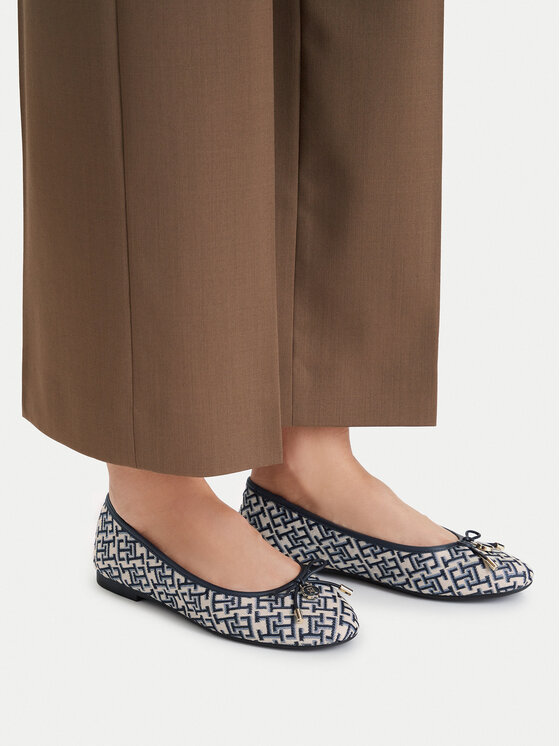 Tommy Hilfiger Tommy Hilfiger Baleriny Th Charm Jacquard Ballerina FW0FW09504 Kolorowy