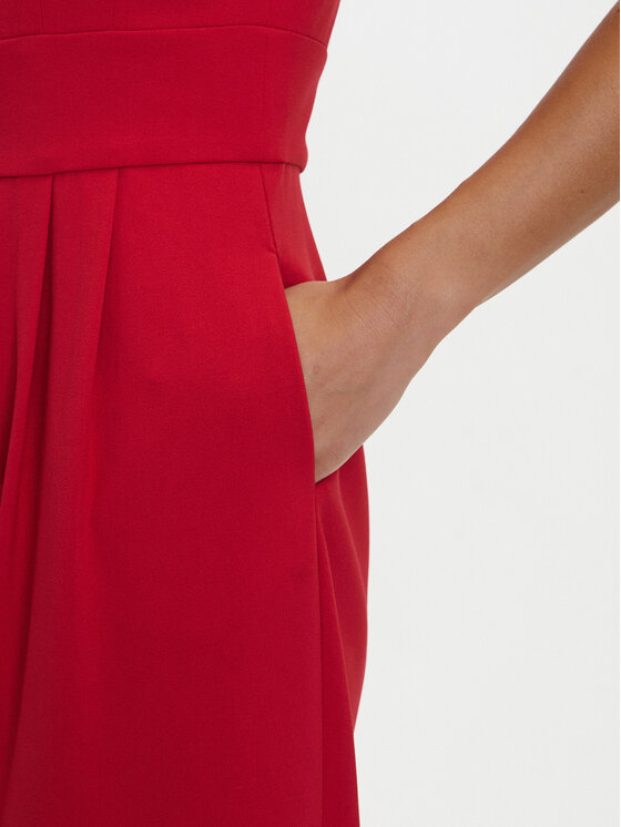 TATUUM Tatuum Kombinezon Fang T2504.075 Czerwony Wide Leg
