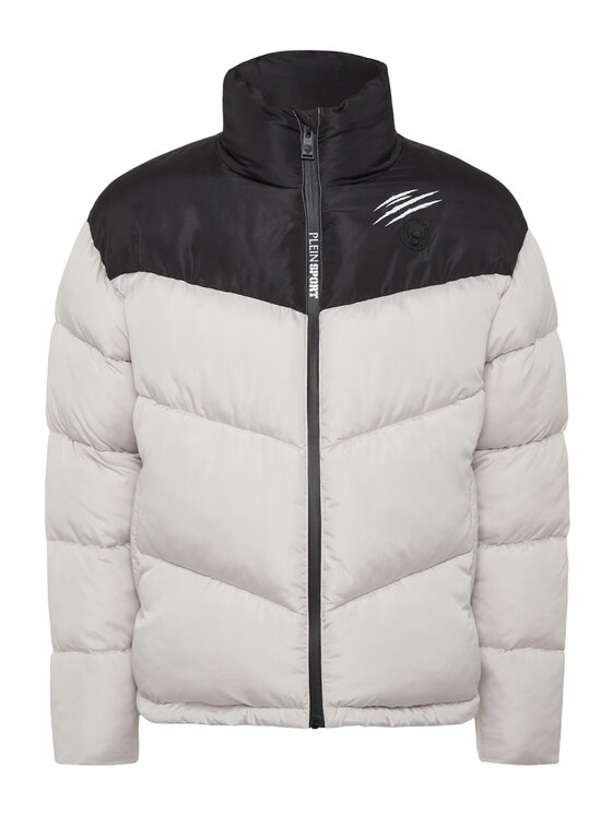 Plein Sport Plein Sport Giubbotto piumino 24023 Beige Regular Fit