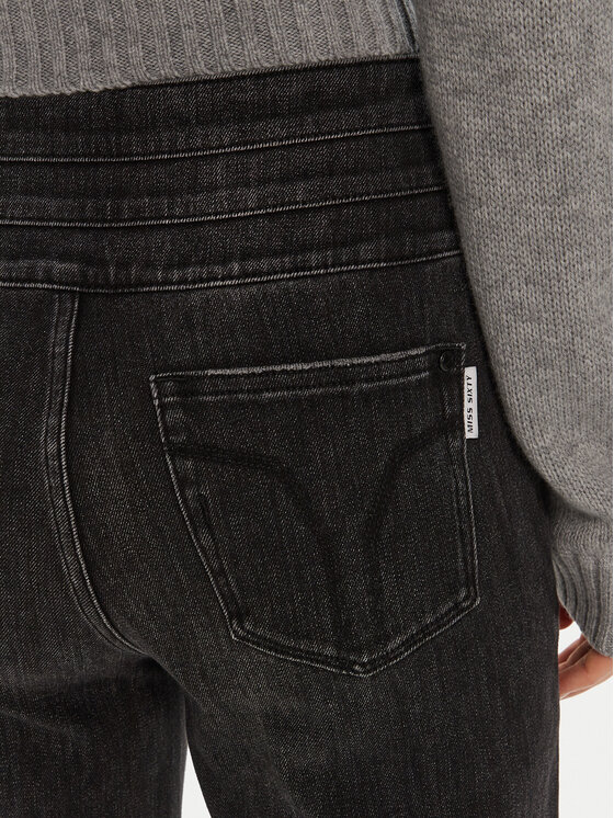 Miss Sixty Miss Sixty Jeans hlače 6L4JJ3400000 Siva Straight Leg