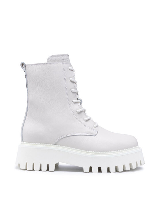 Bronx Bronx Schnürstiefeletten 47283-AA Weiß