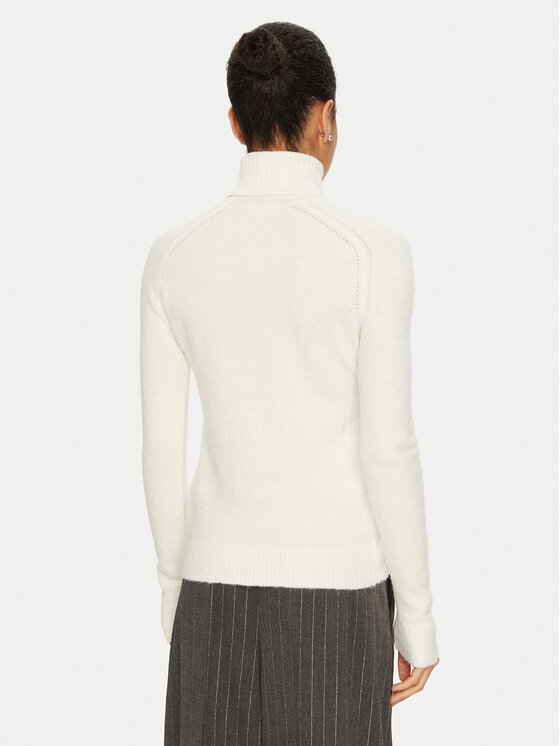 Liu Jo Liu Jo Rollkragenpullover WF4363 MA49P Écru Regular Fit