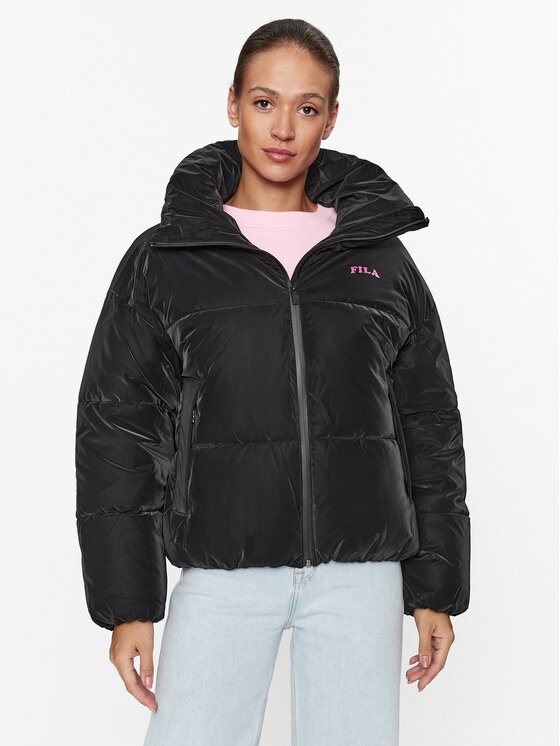 Fila Kurtka zimowa FAW0645 Czarny Regular Fit