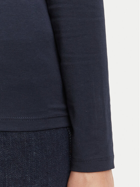 Guess Guess Блуза W6BI58 K7388 Тъмносин Slim Fit
