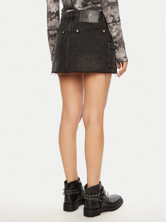 One Teaspoon One Teaspoon Φούστα mini Sloane 26668 Μαύρο Regular Fit