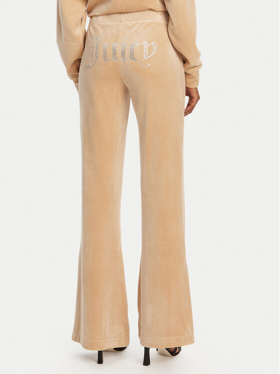 Juicy Couture Juicy Couture Teplákové kalhoty Christine JCWBJ125304 Béžová Flared Leg