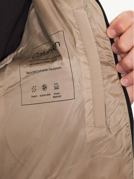 Calvin Klein Calvin Klein Giacca di transizione K10K111466 Beige Regular Fit