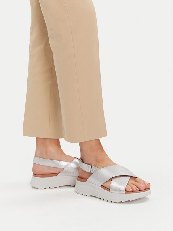 Clarks Clarks Σανδάλια DashLite Wish 26171951 Ασημί