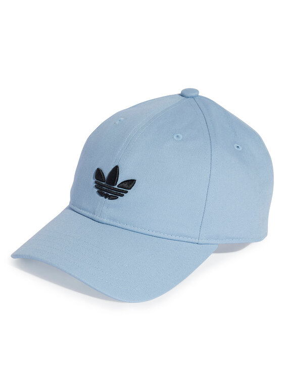 adidas adidas Czapka z daszkiem adicolor Classic Trefoil JV7389 Błękitny