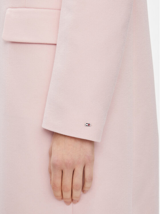 Tommy Hilfiger Tommy Hilfiger Cappotto di lana Classic WW0WW41662 Rosa Regular Fit