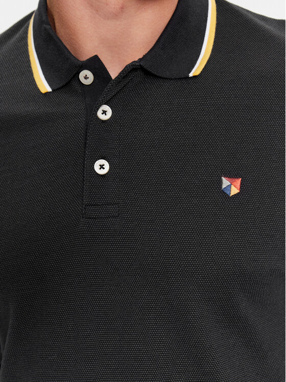 Jack & Jones Jack & Jones Polo 12174038 Czarny Regular Fit