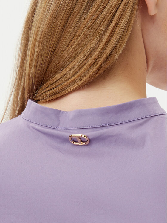 TWINSET TWINSET Kasdieninė suknelė 251TT2101 Violetinė Regular Fit