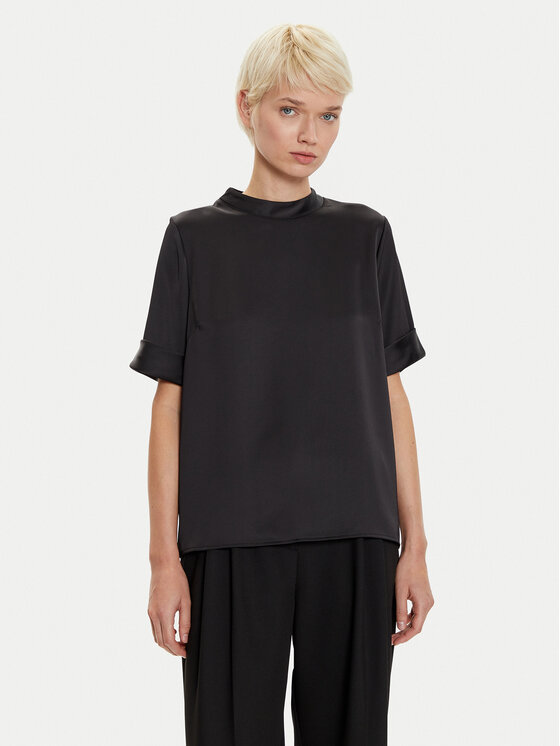 Imperial Imperial Μπλουζάκι TV52IBA Μαύρο Regular Fit