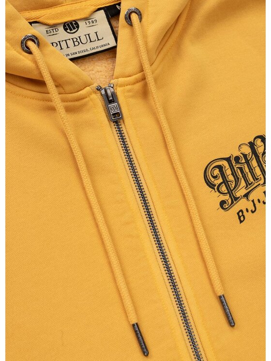 PITBULL PITBULL Bluza AUTOMATIC Żółty Regular Fit