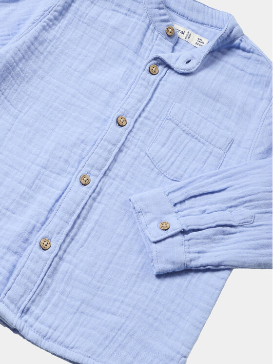Mayoral Mayoral Hemd 1114 Blau Regular Fit