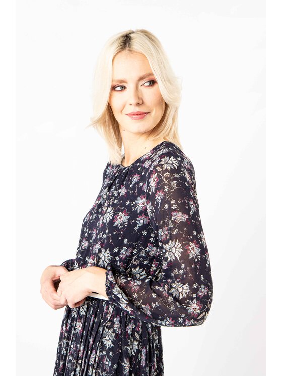 QUIOSQUE QUIOSQUE Každodenné šaty VERONA DRESS Tmavomodrá Regular Fit