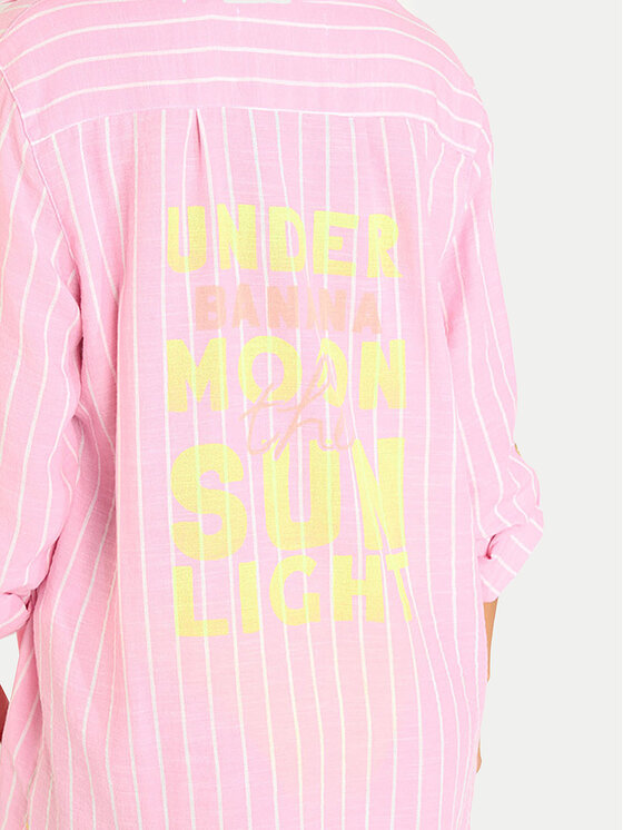 Banana Moon Banana Moon Krekls Garel Galeana MVD33 Rozā Regular Fit