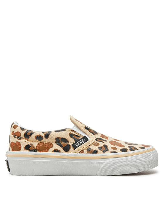 Vans Tenisky Classic Slip-On Glitter VN000CYGBF21 Béžová