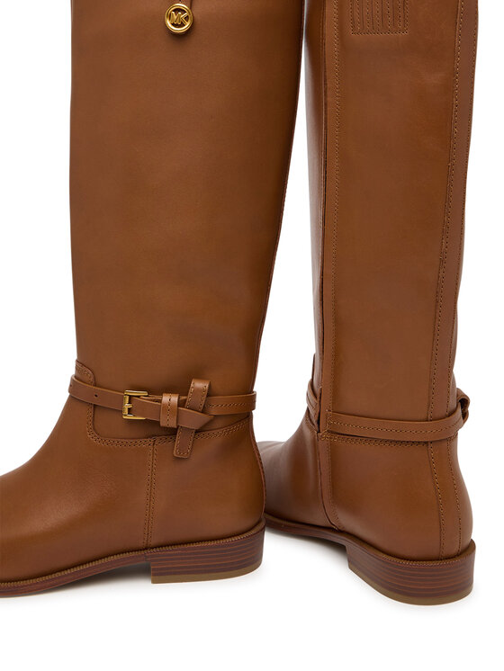 MICHAEL Michael Kors MICHAEL Michael Kors Jahalni škornji Beverly Flat 40F6BVFB5L Rjava
